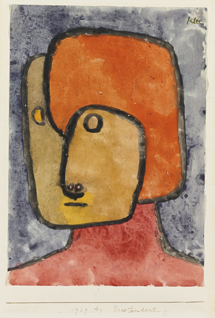 Fingir, 1939 de Paul Klee