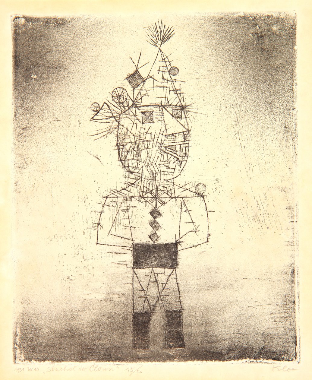 Prickle the Clown, ou Stachel der Clown de Paul Klee