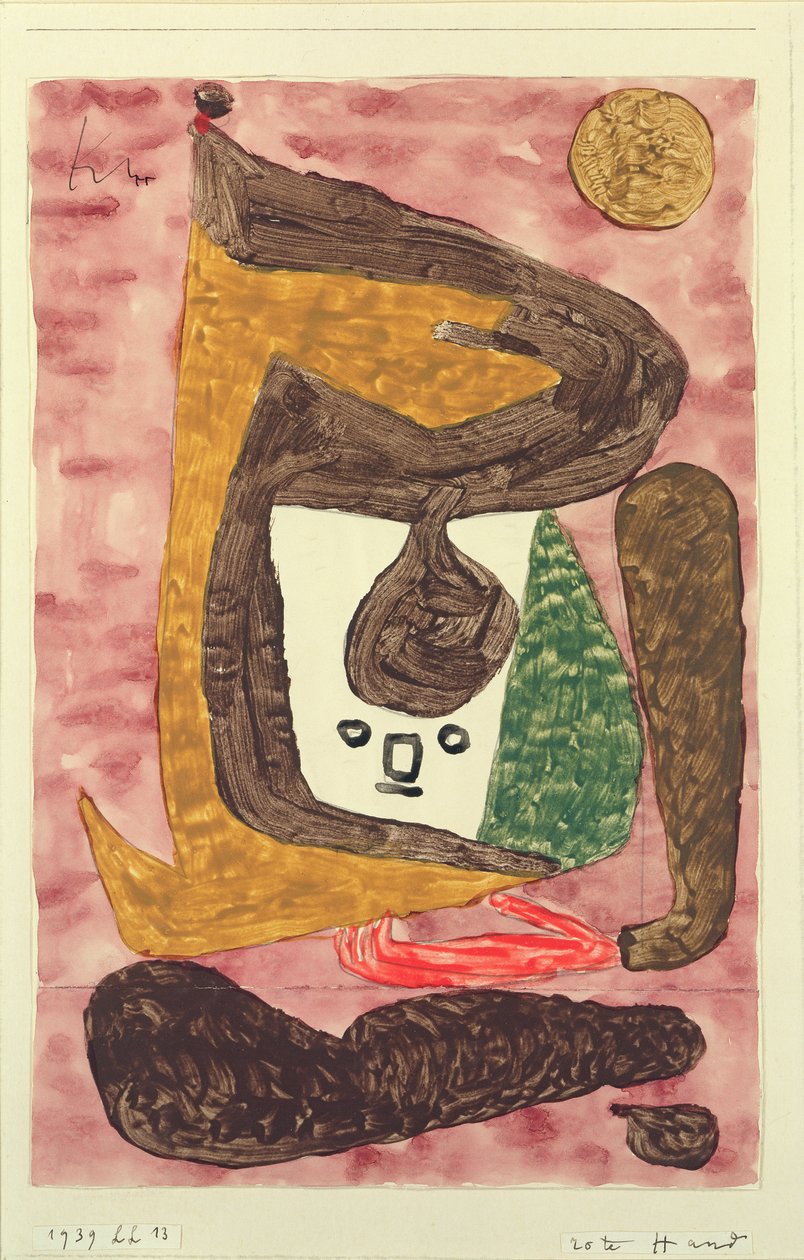 Mão Vermelha de Paul Klee