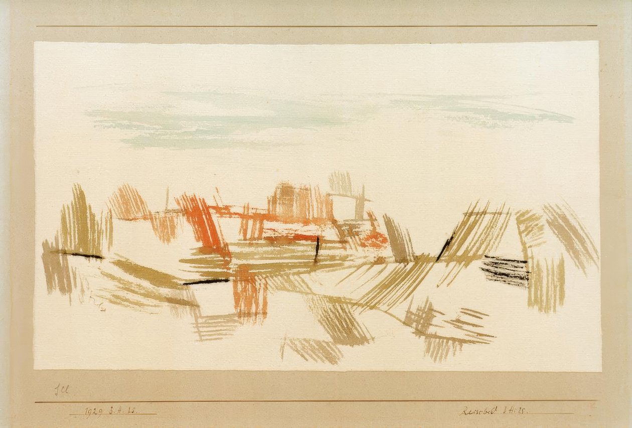 Foto de viagem 3. H. 25 de Paul Klee