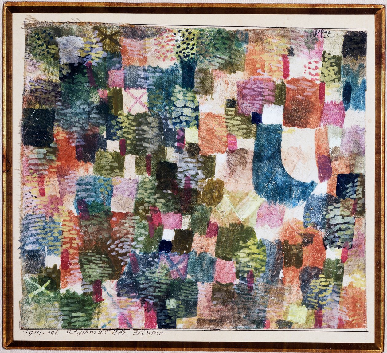 Ritmo das árvores de Paul Klee