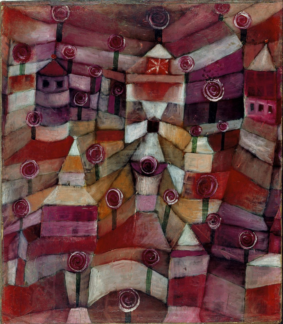 Jardim de rosas de Paul Klee