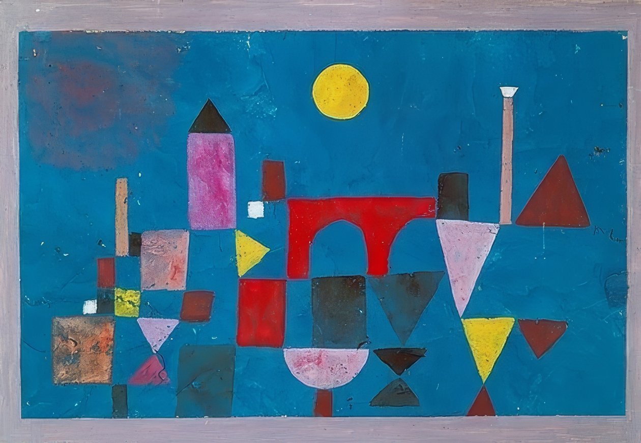 Ponte vermelha. 1928 de Paul Klee