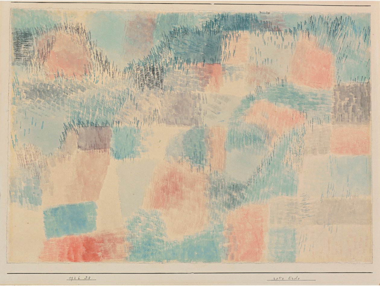 Terra vermelha de Rote Erde, 1926. de Paul Klee