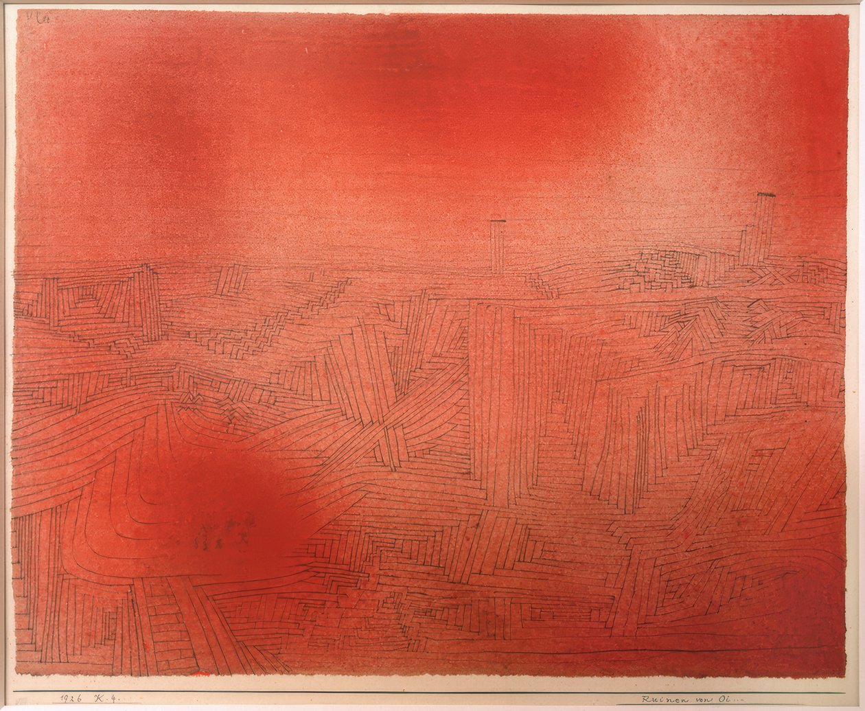 Ruínas de Oi... de Paul Klee