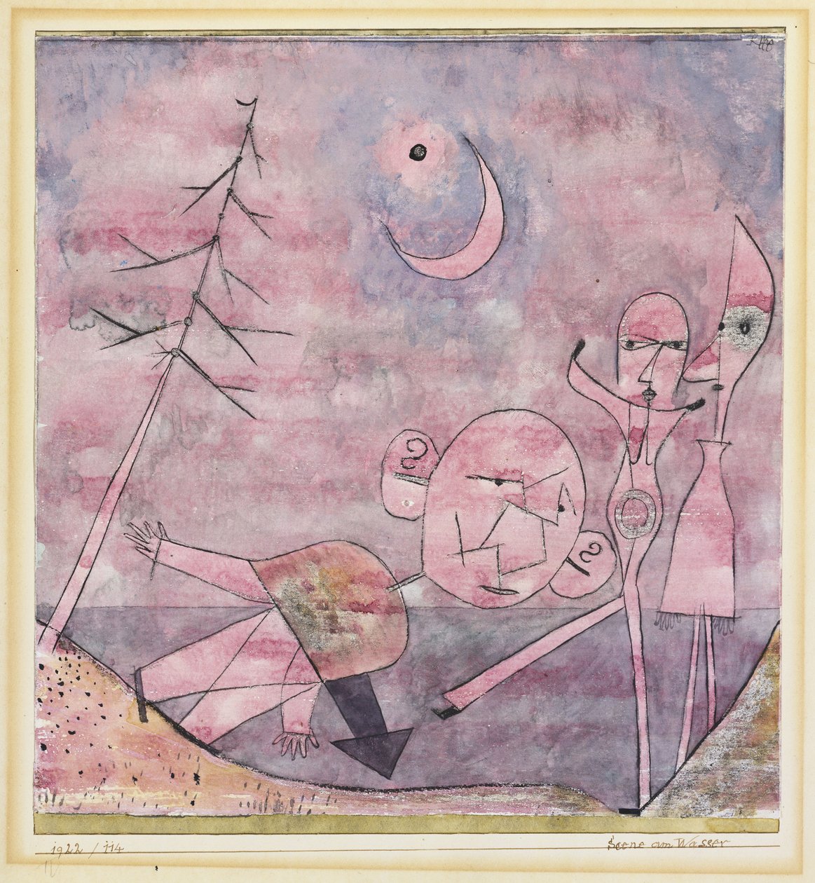 Cena na Água de Paul Klee