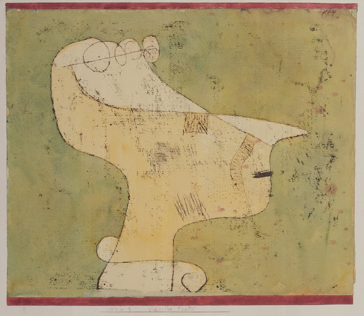 Perfil afiado de Paul Klee