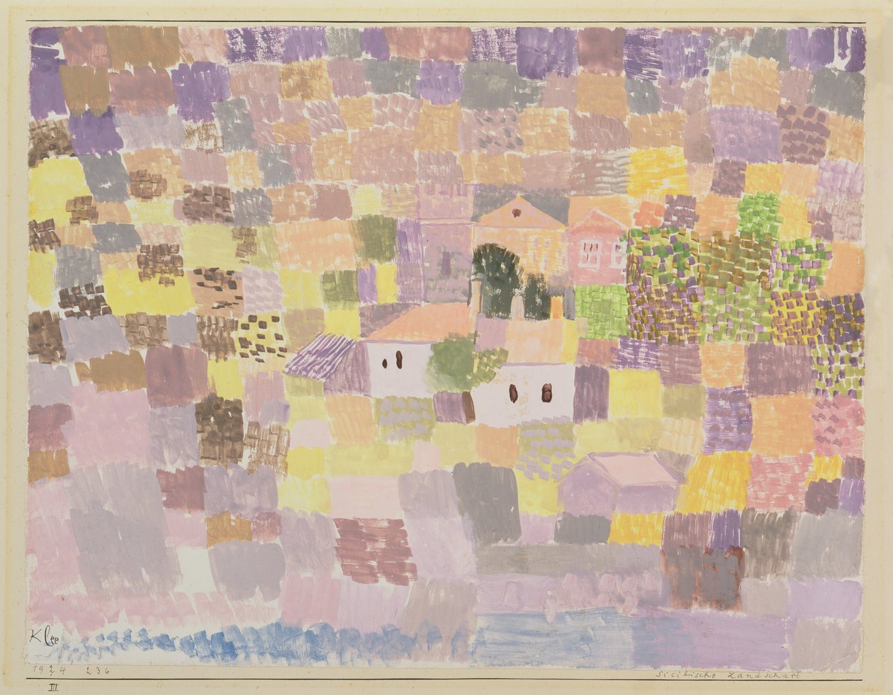 Paisagem Siciliana de Paul Klee