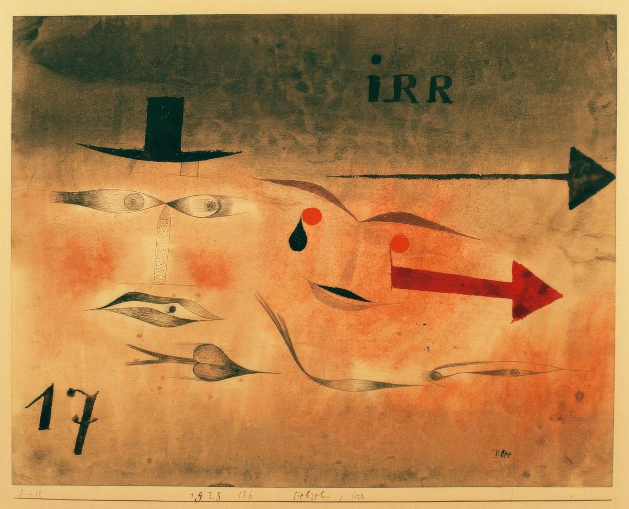 Dezessete, err de Paul Klee