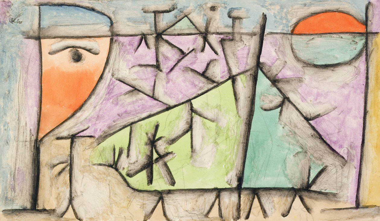 Pôr-do-sol de Paul Klee