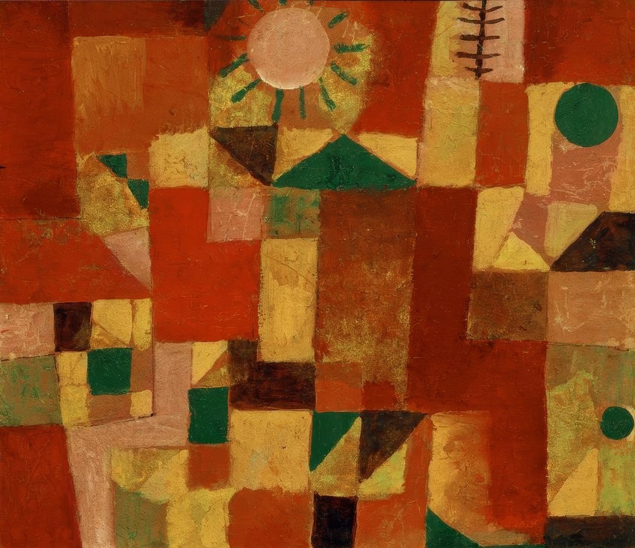 sol de ouro de Paul Klee