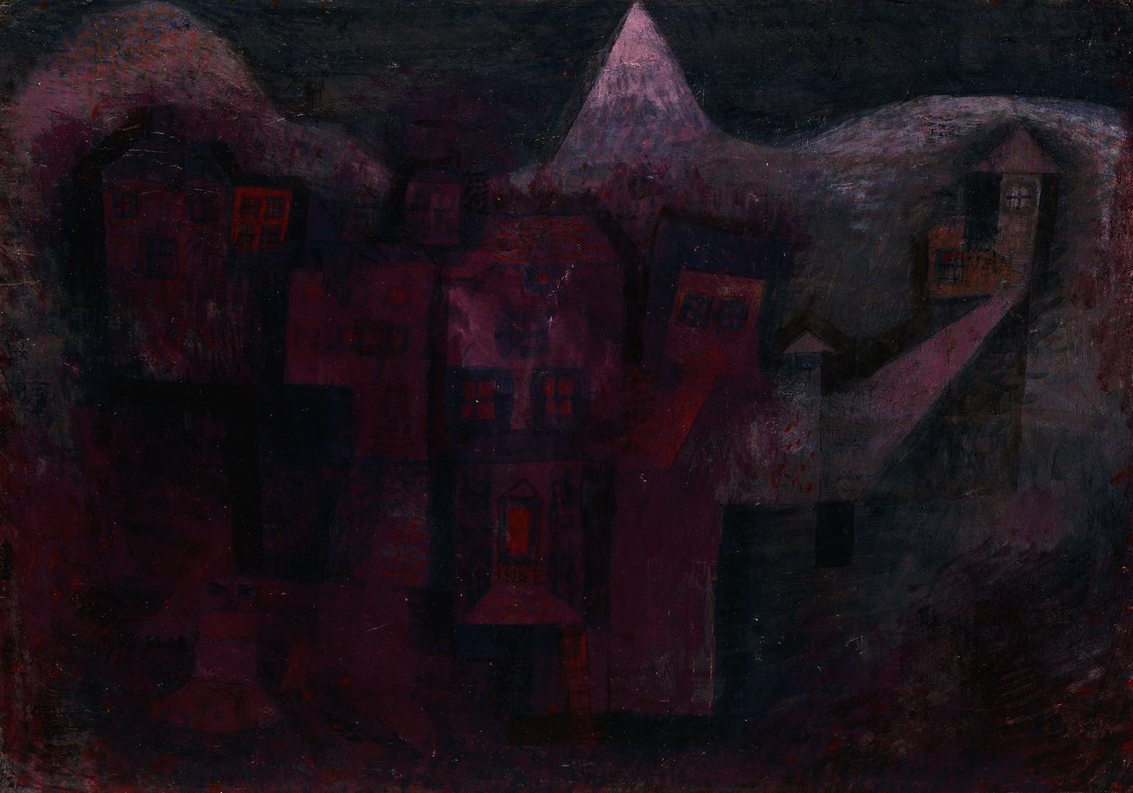 Southern Mountain Village; Sudliches Bergdorf de Paul Klee