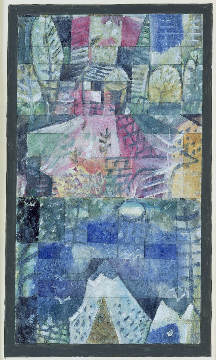 Foto de recordação de uma viagem de Paul Klee