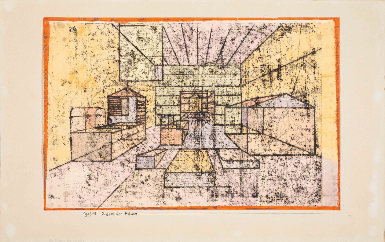 Espaço das Casas, 1921. de Paul Klee