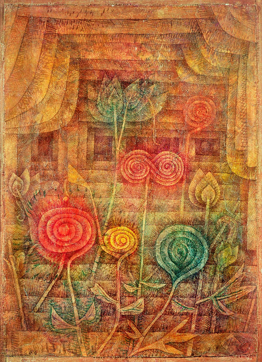 Flores em espiral de Paul Klee