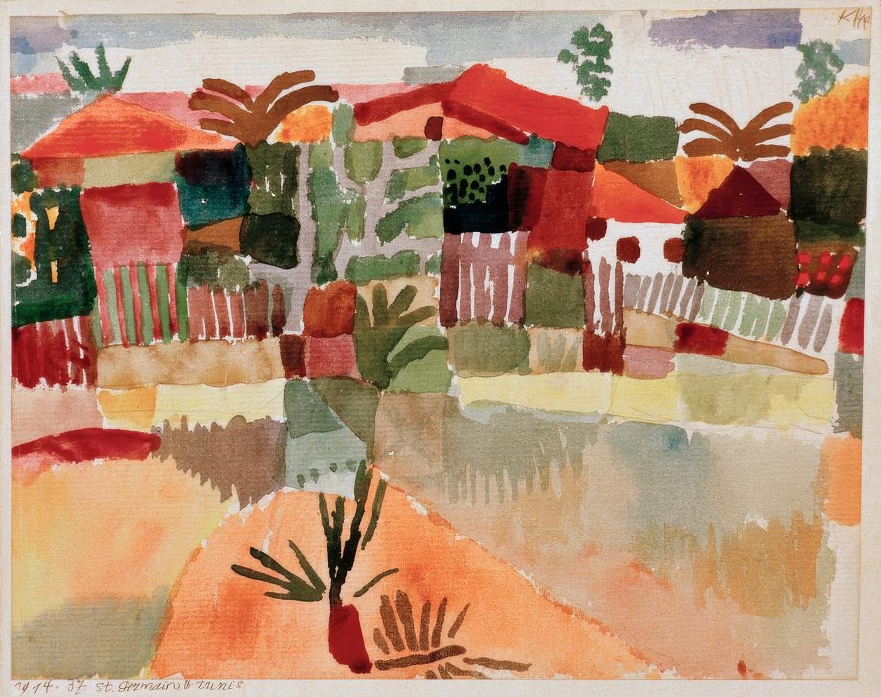 St. Germain b. Tunis de Paul Klee