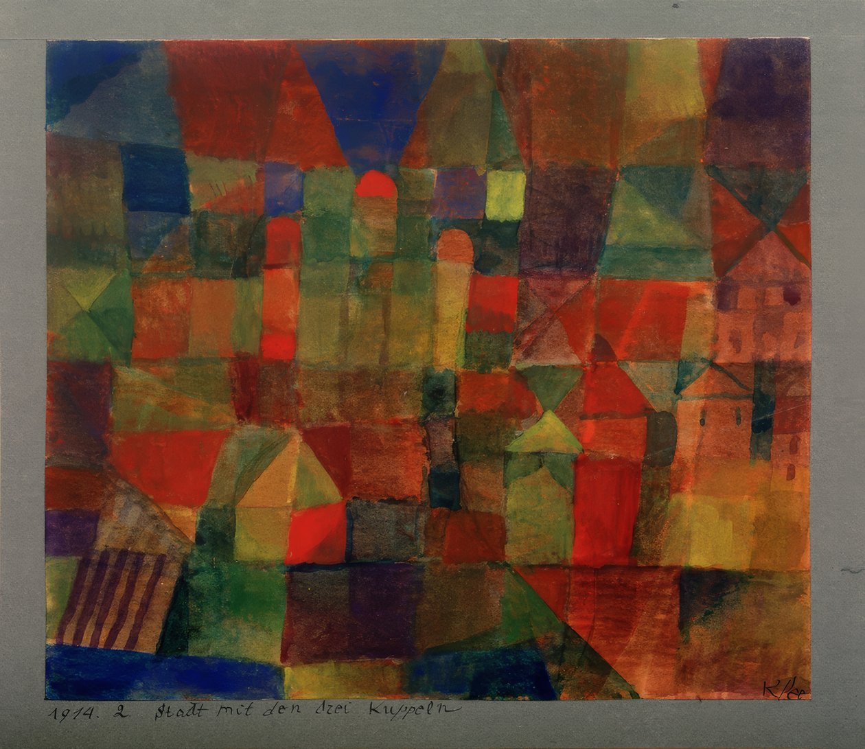 Cidade com as três cúpulas de Paul Klee