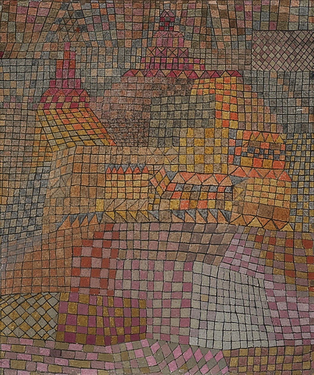Stadtburg Kr. 1932 de Paul Klee