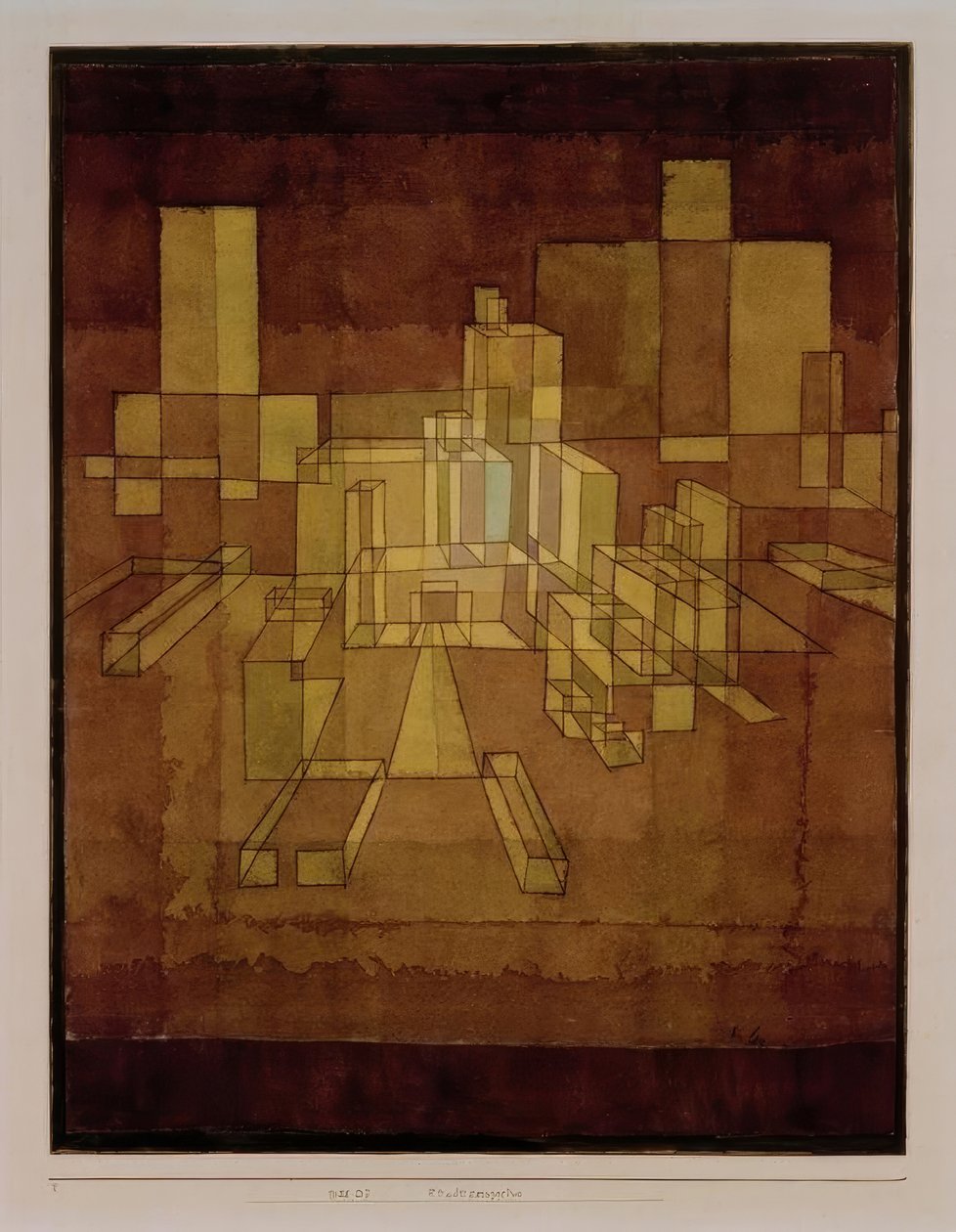 Stadtperspective de Paul Klee