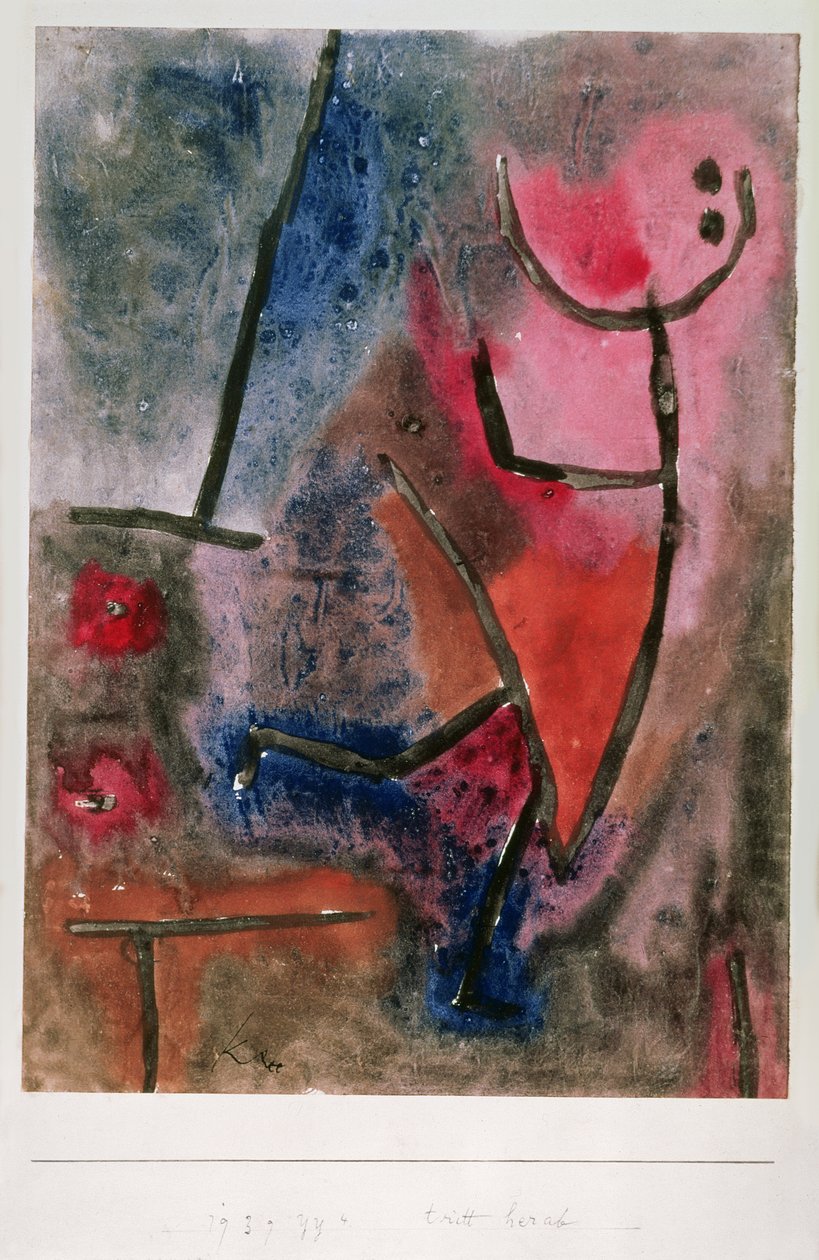 Degraus para baixo de Paul Klee