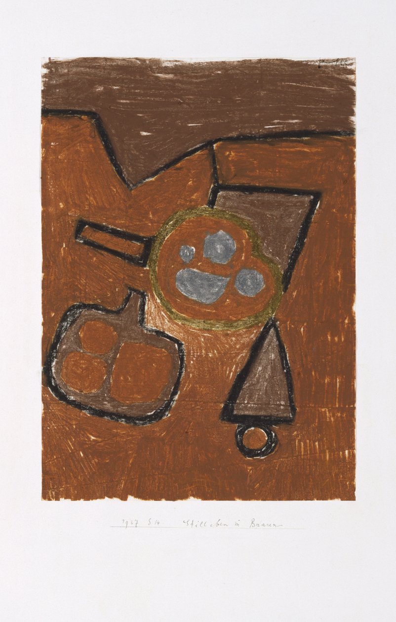 Natureza Morta em Castanho de Paul Klee
