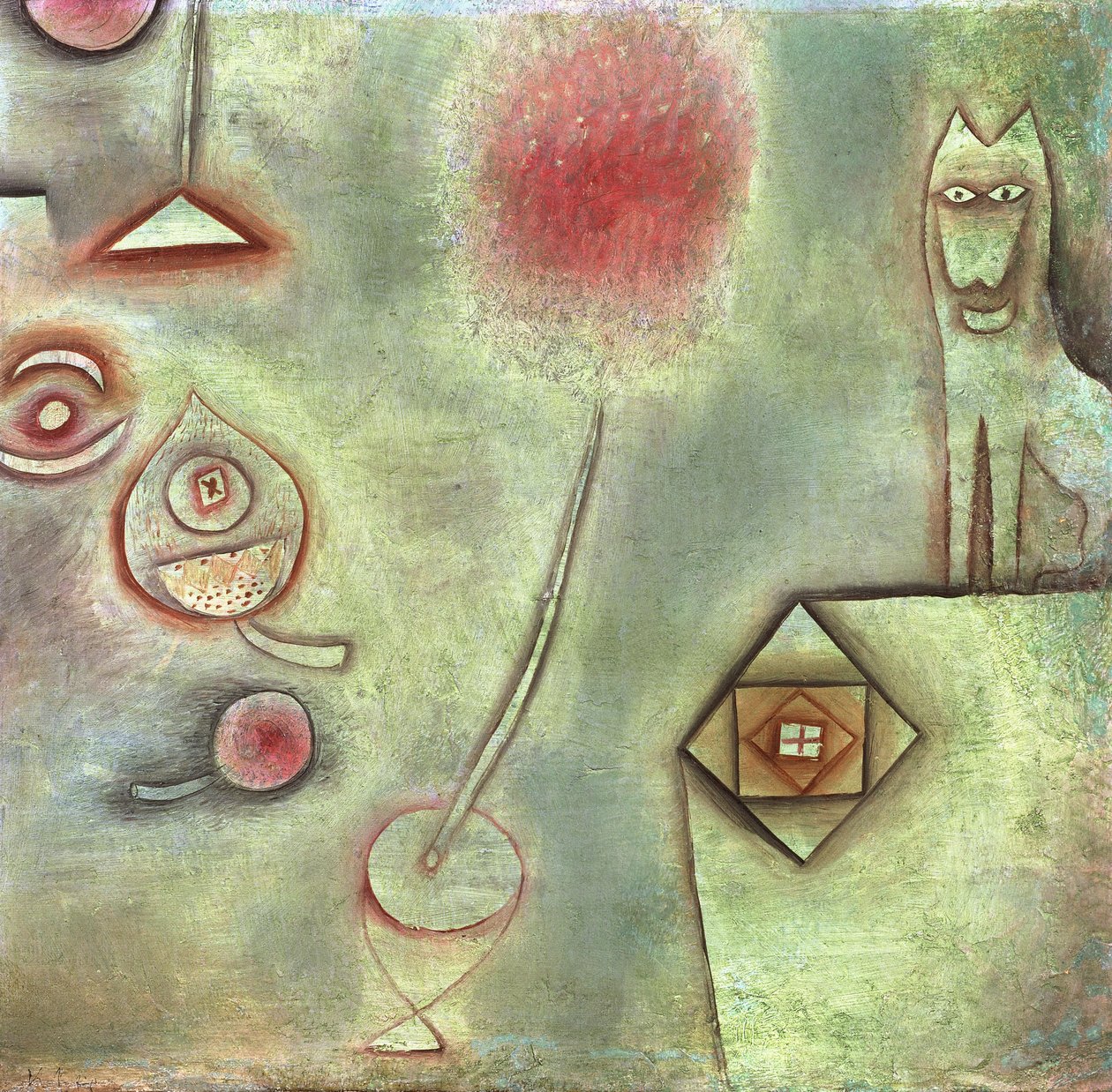 Natureza Morta com Estatueta de Animais; Natureza Morta com Estatueta de Animais de Paul Klee