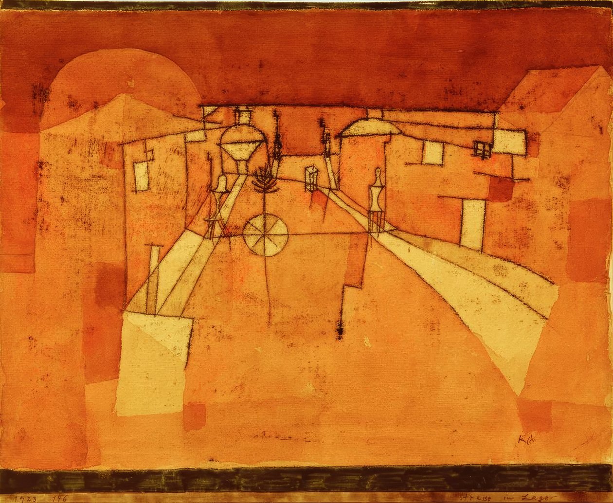 Estrada no armazém de Paul Klee
