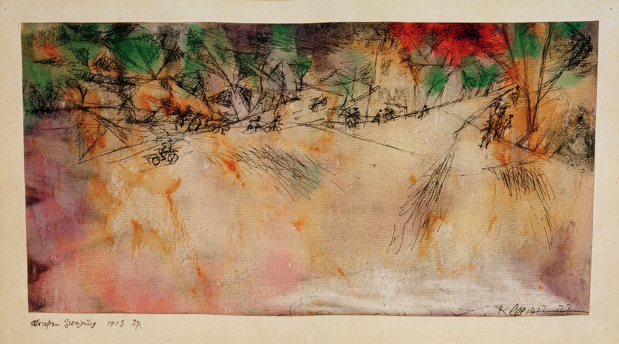 Junção de estrada tem de Paul Klee