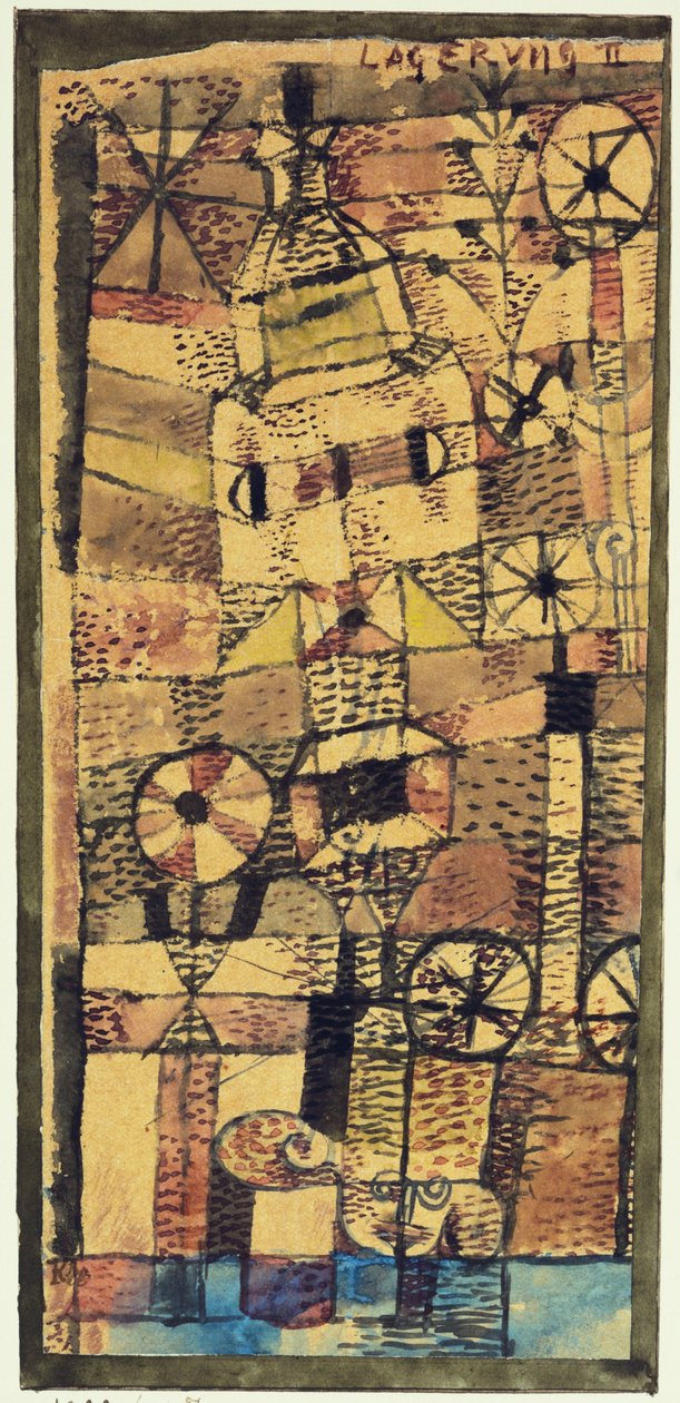 Estratificação II de Paul Klee