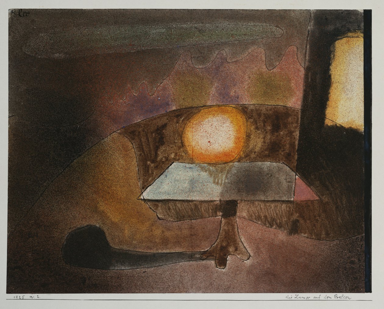 A Lâmpada no Terraço de Paul Klee