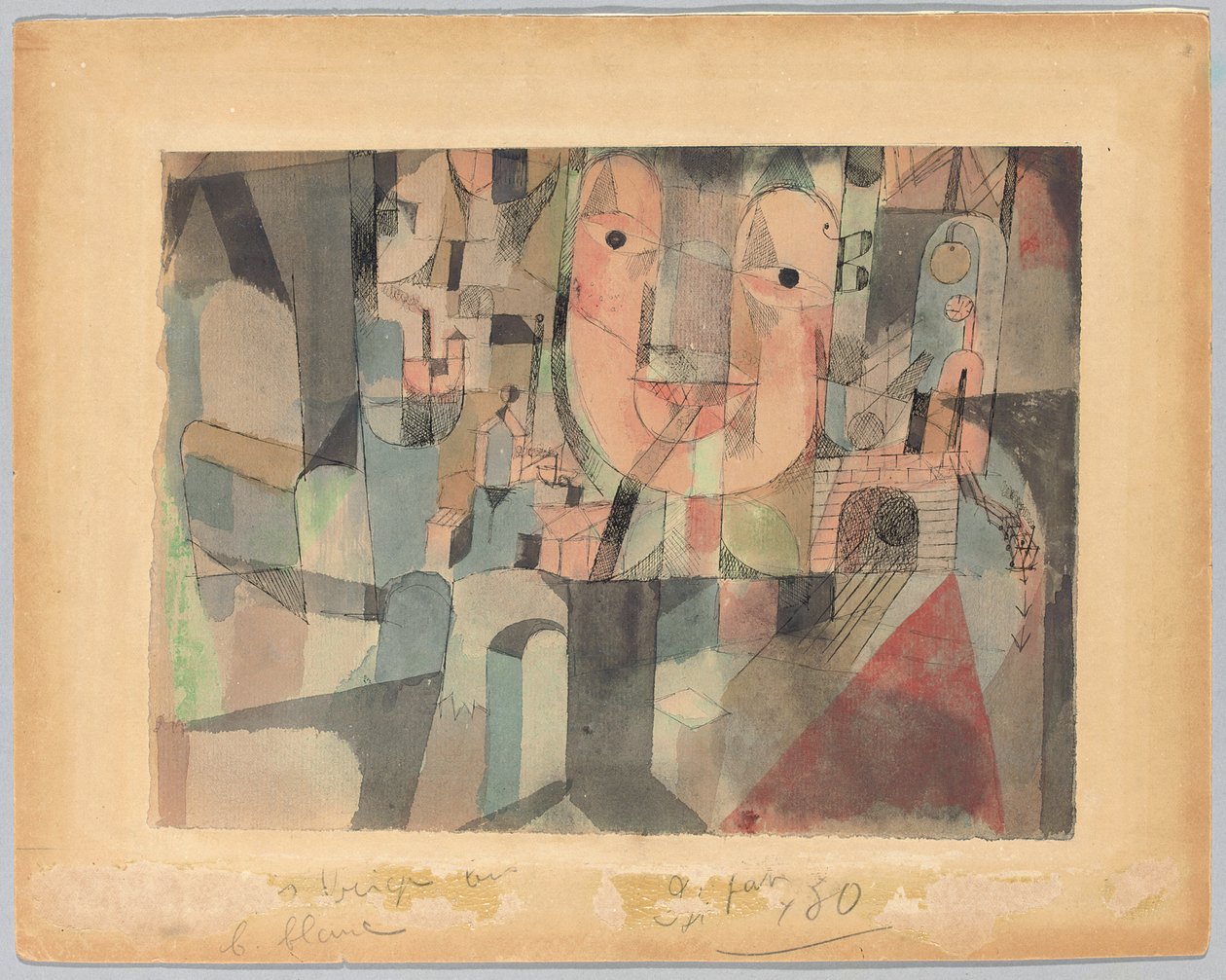 The Man of Travel; Der man der reise de Paul Klee