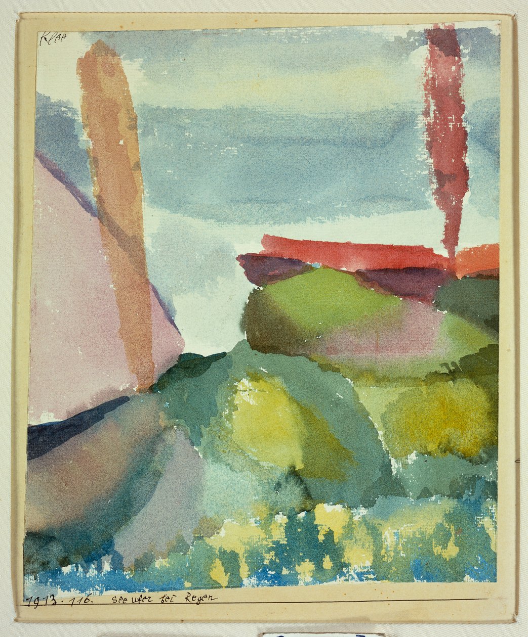 O Lado do Mar à Chuva de Paul Klee