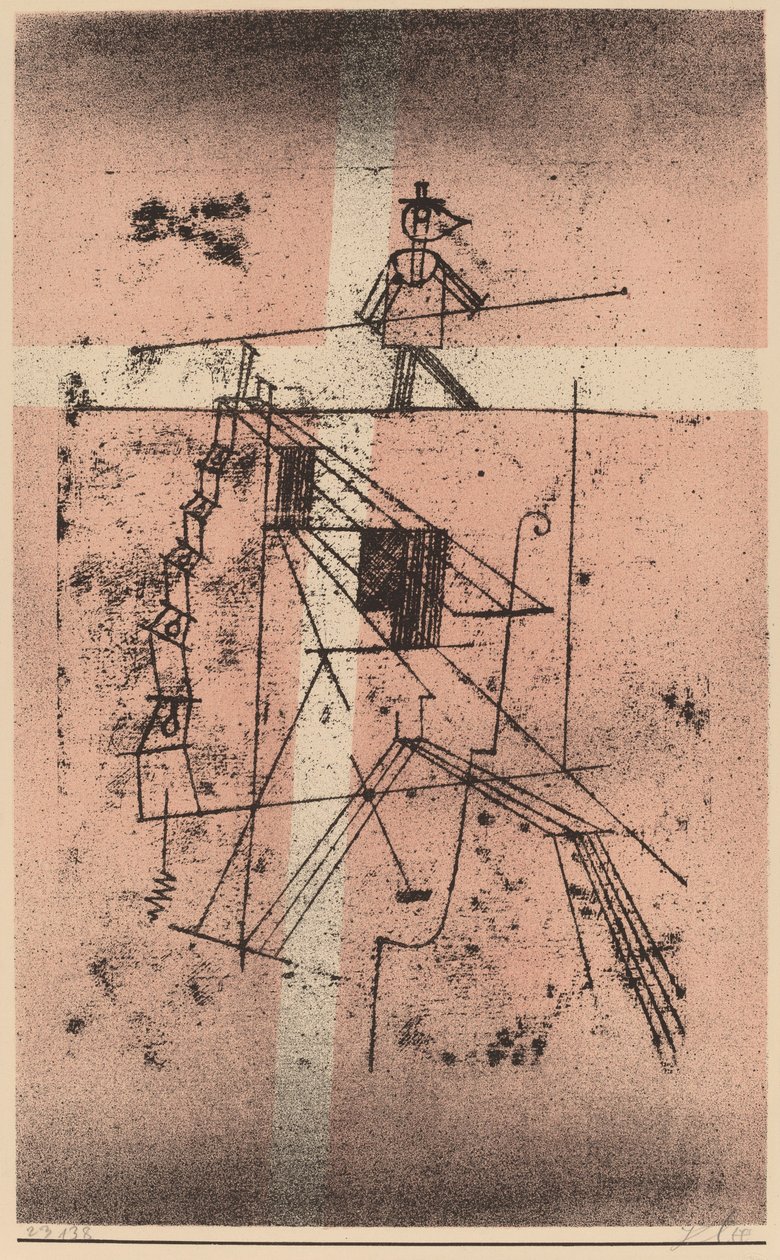 O Andarilho da Corda Apertada (Seiltänzer) de Paul Klee