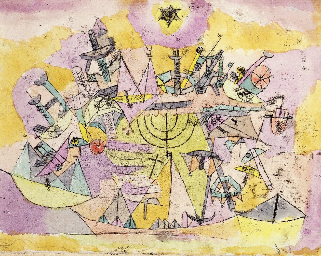 Os Navios Azarados; Unstar of Ships de Paul Klee