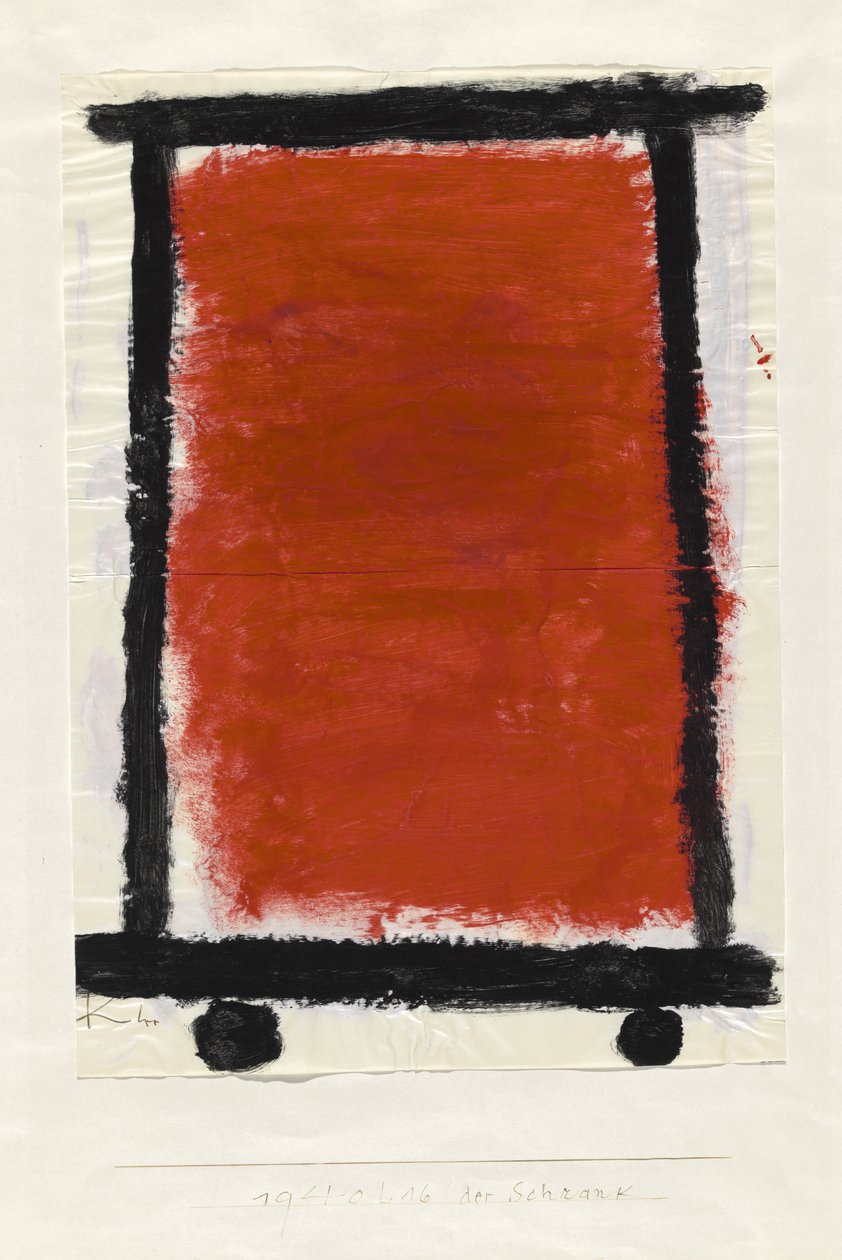 O armário, 1940 de Paul Klee