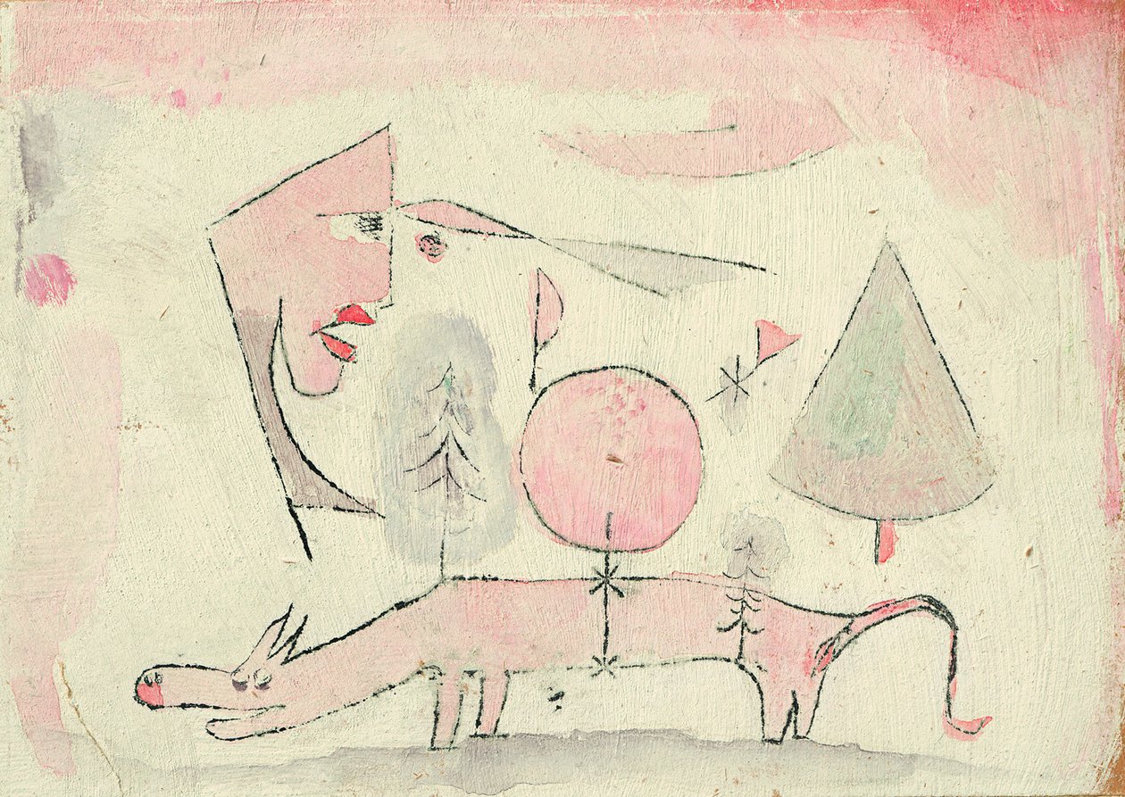 O animal sem vergonha, 1920 de Paul Klee