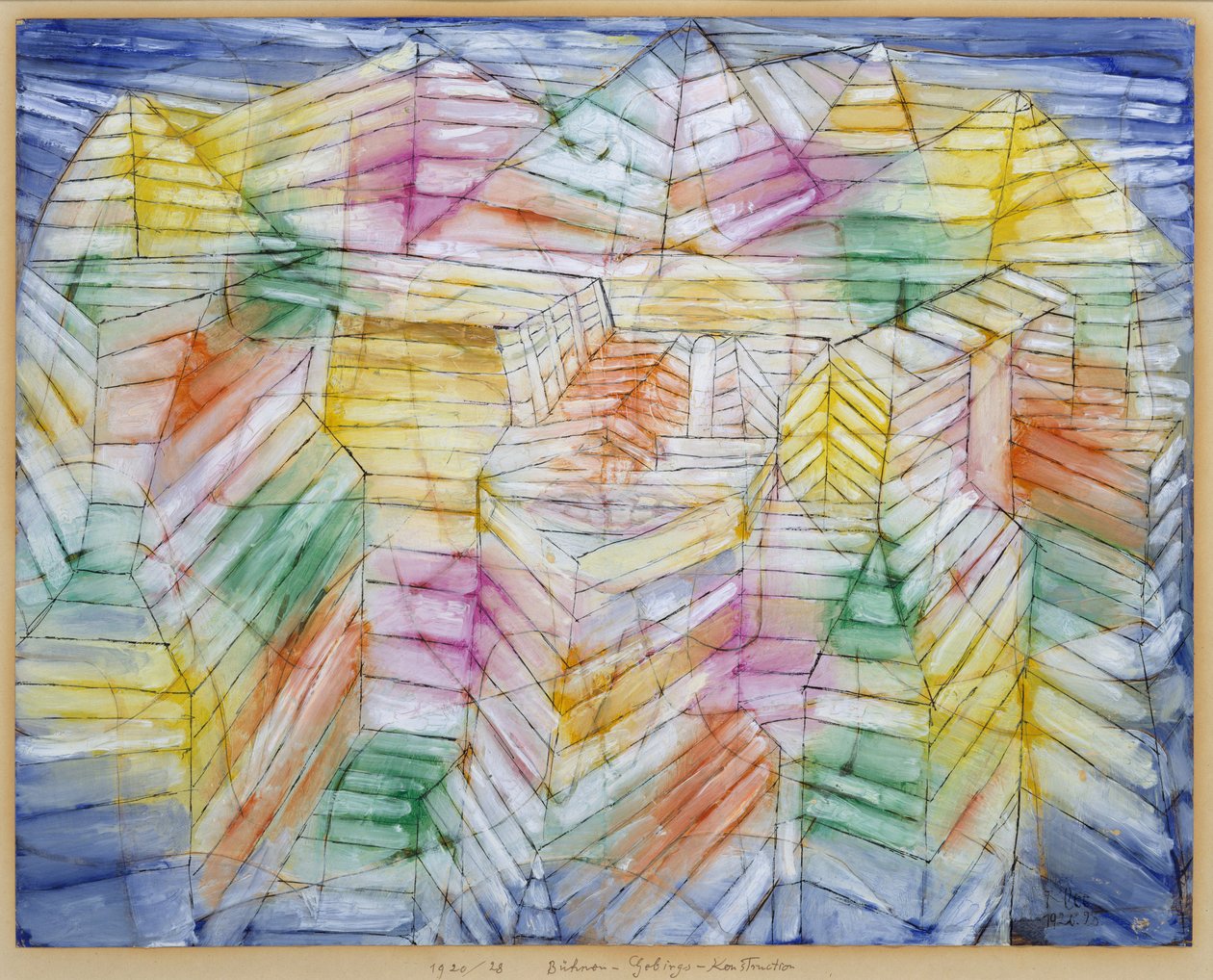 Teatro-Monte-Construção de Paul Klee