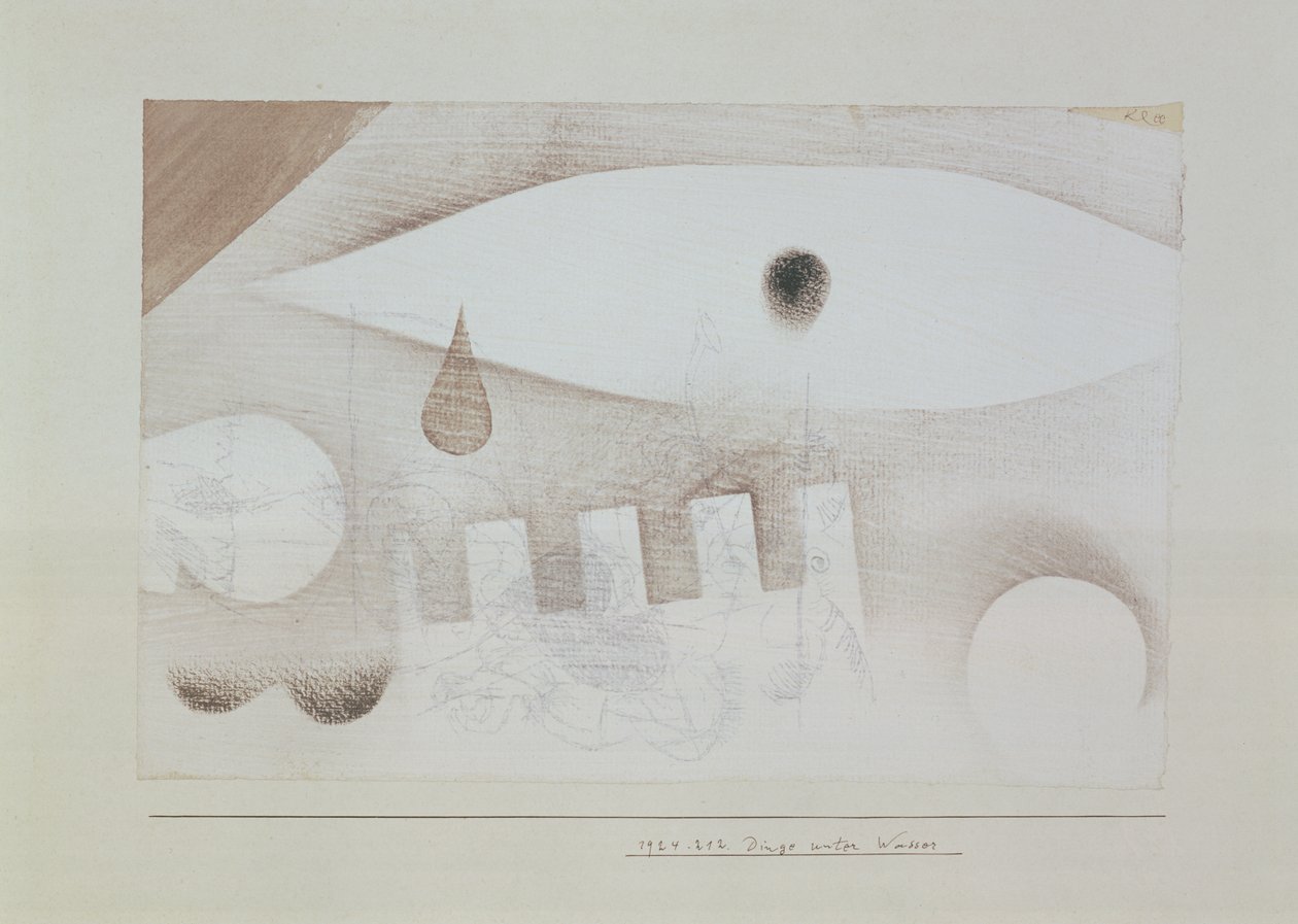 Coisas debaixo de água de Paul Klee