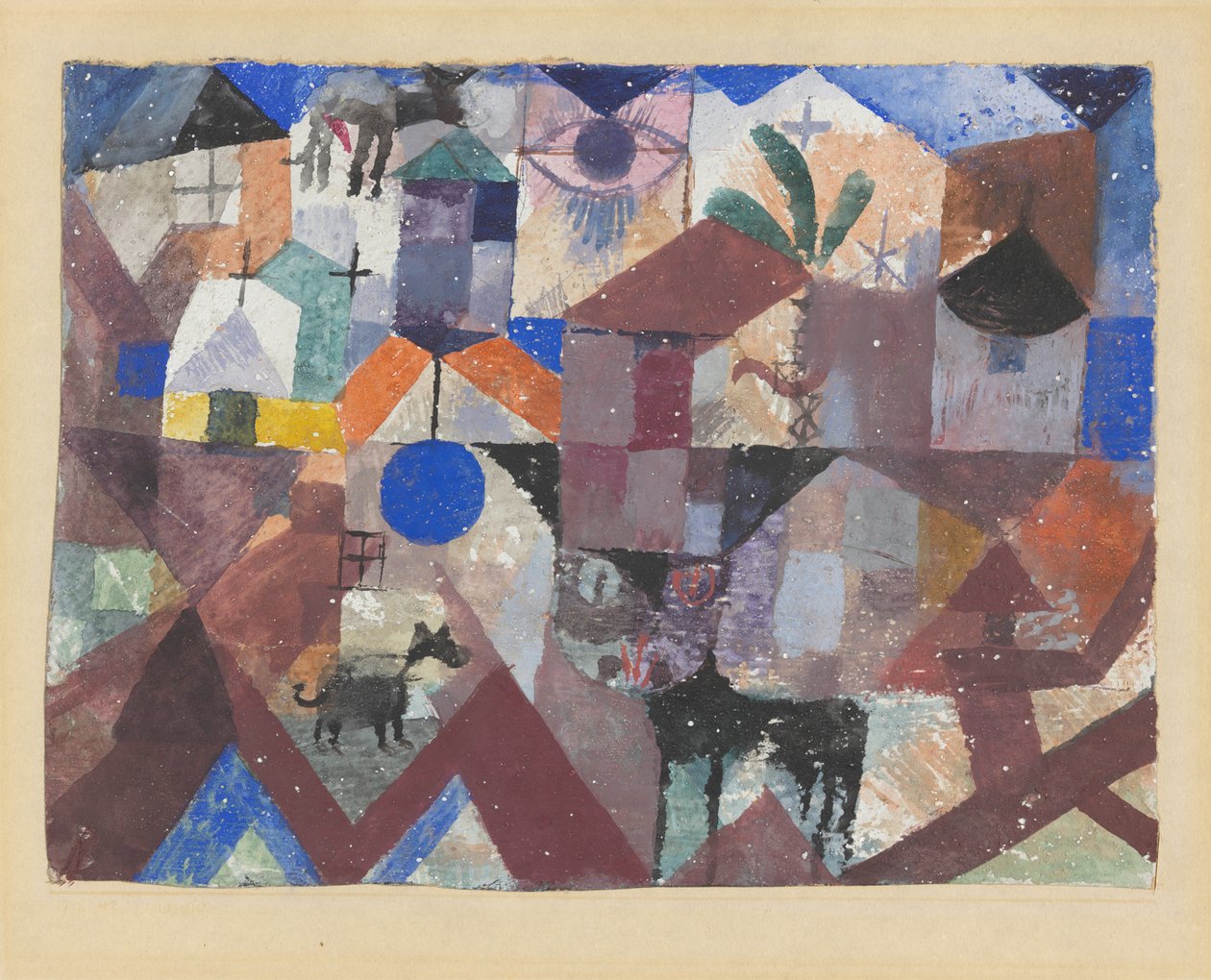 Tiergarten, 1918. de Paul Klee