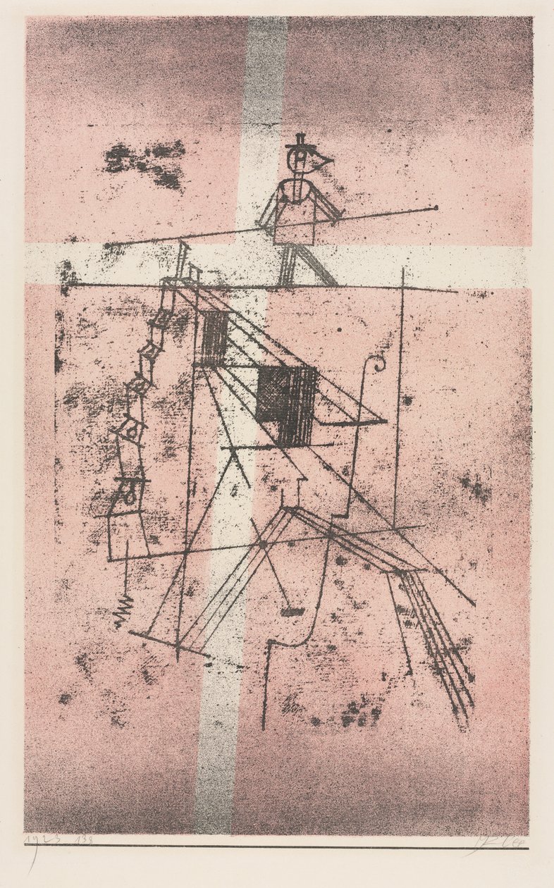 Andarilho na corda bamba de Paul Klee