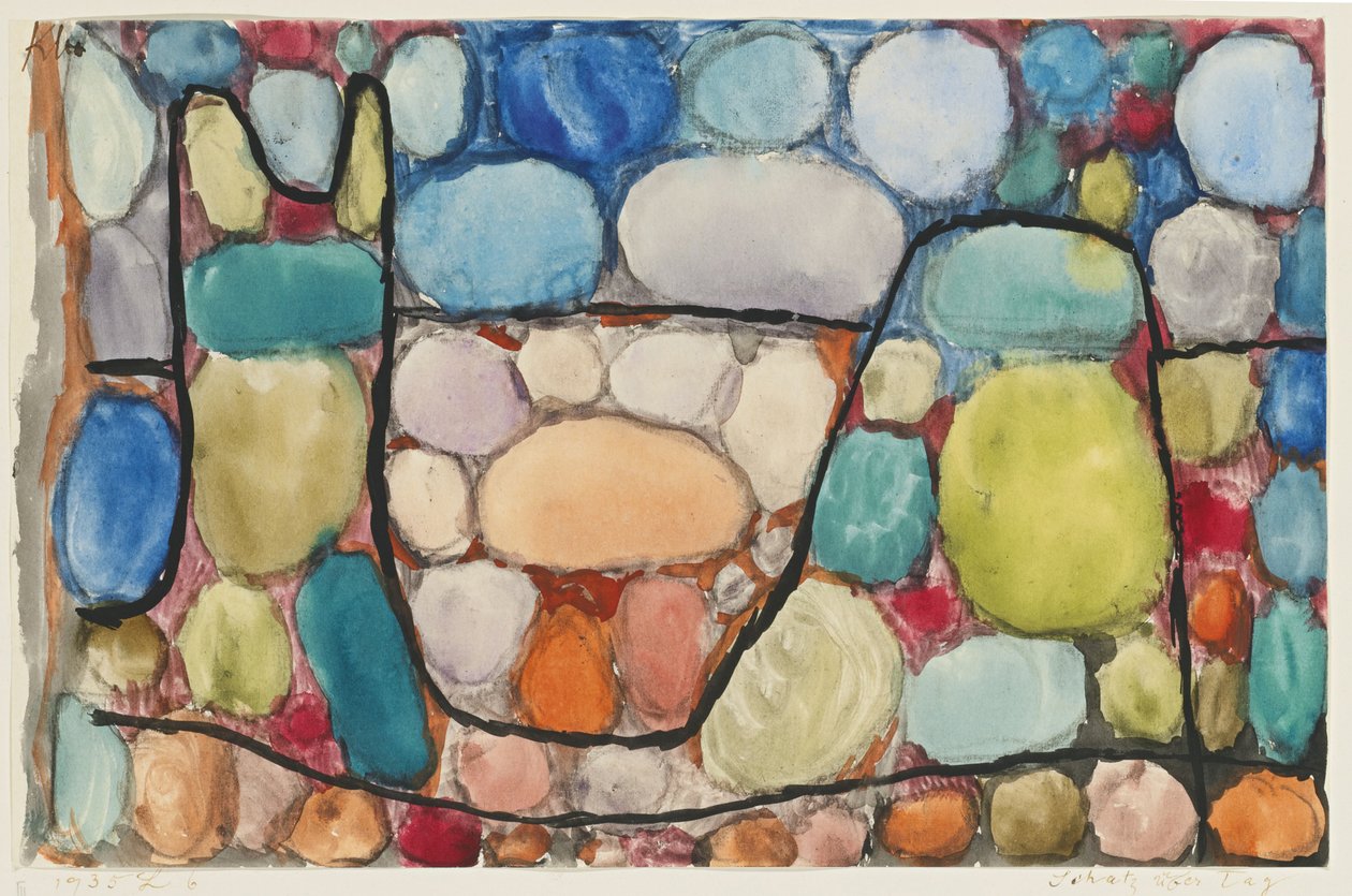 Tesouro acima do solo Tesouro acima do dia, 1935 de Paul Klee