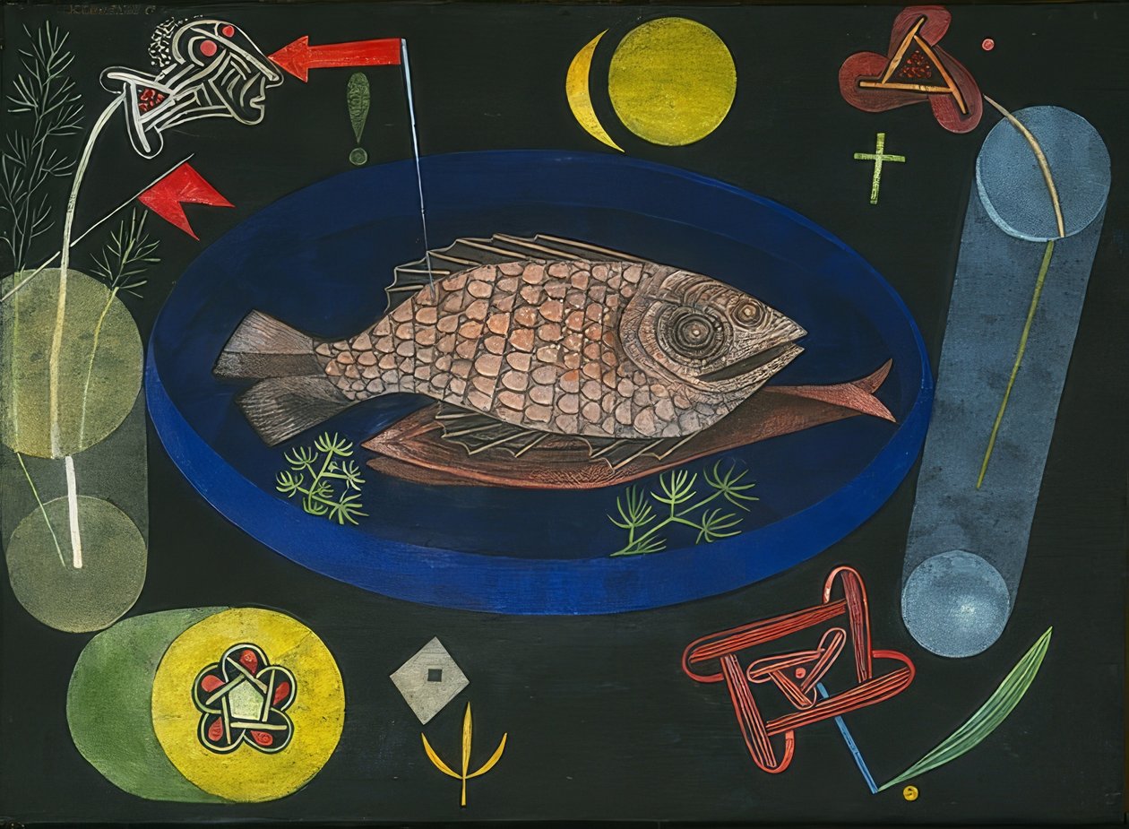 Para o peixe. 1926 de Paul Klee