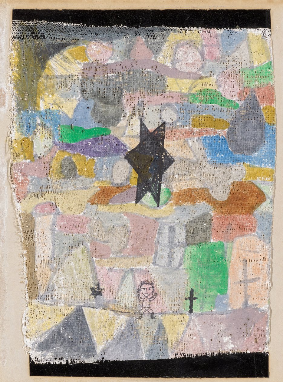 Sob uma Estrela Negra, 1918. de Paul Klee