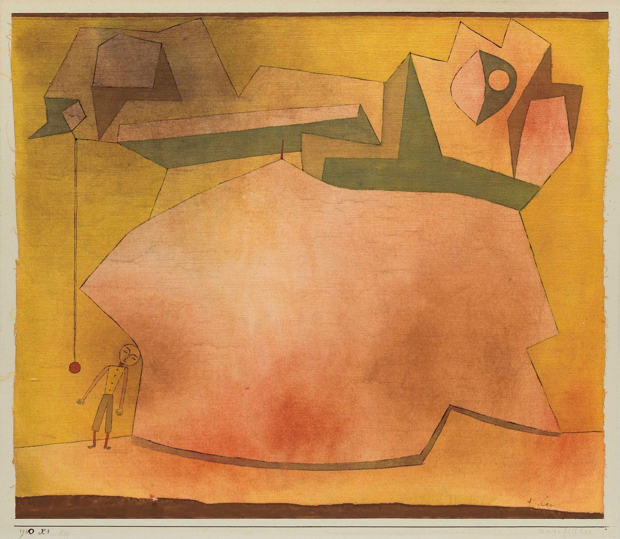 Não realizado, não realizado, 1930. de Paul Klee