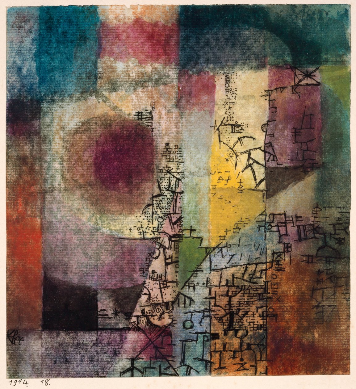 Sem título, 1914. de Paul Klee