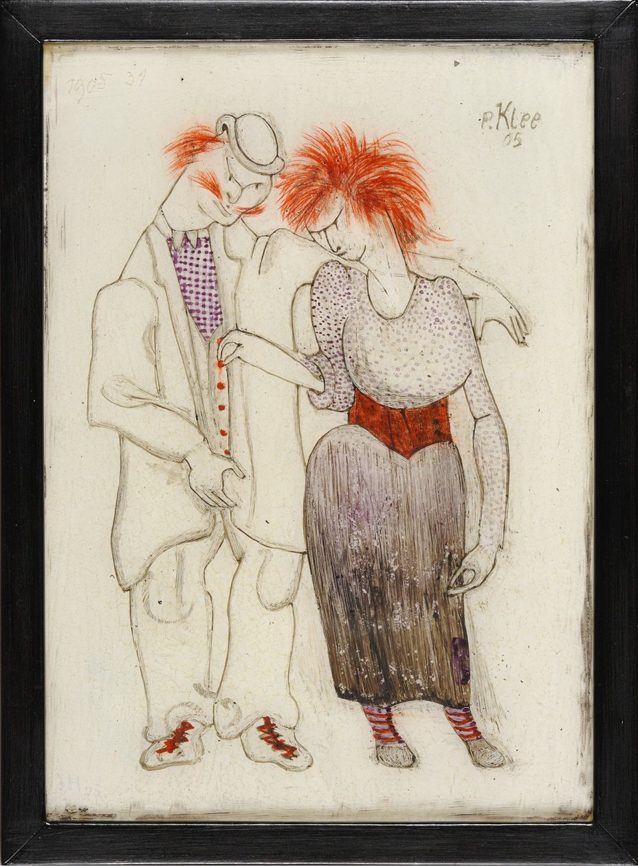Verkommenes Paar Couple sexo ruim, 1905. de Paul Klee