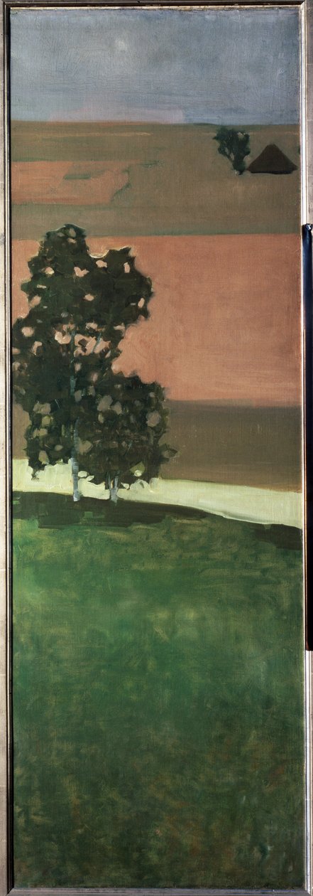 Vista do vale de Aar, Suíça - Pintura de Paul Klee