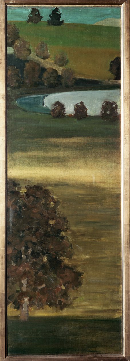 Vista do vale de Aar, Suíça - Pintura de Paul Klee