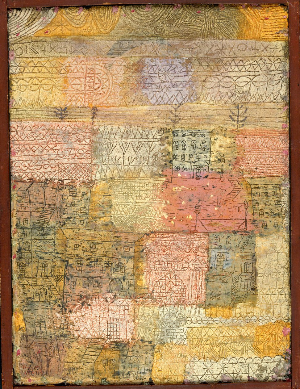 Villas florentines, 1926. de Paul Klee