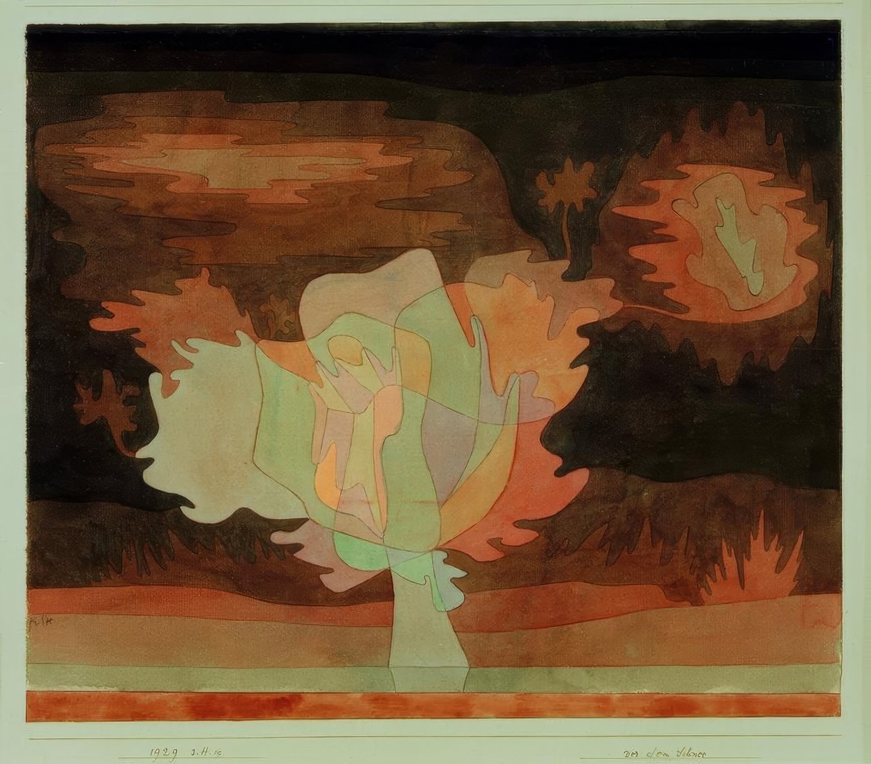 Antes da neve de Paul Klee